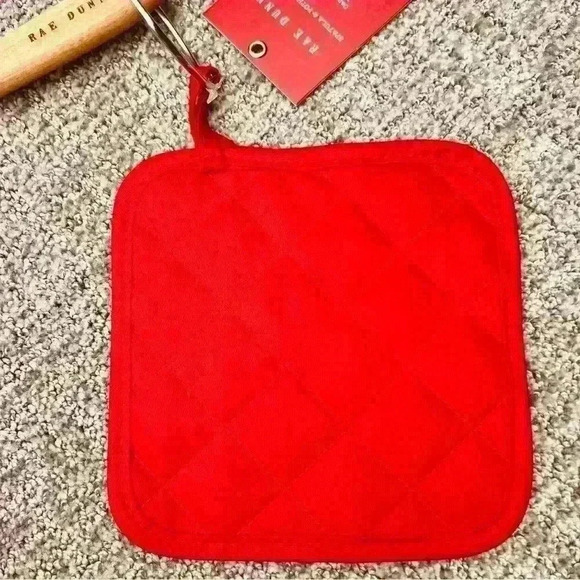 NEW Rae Dunn Measurements Spatula & Potholder SET on binder Ring MERRY & BRIGHT - Picture 12 of 12